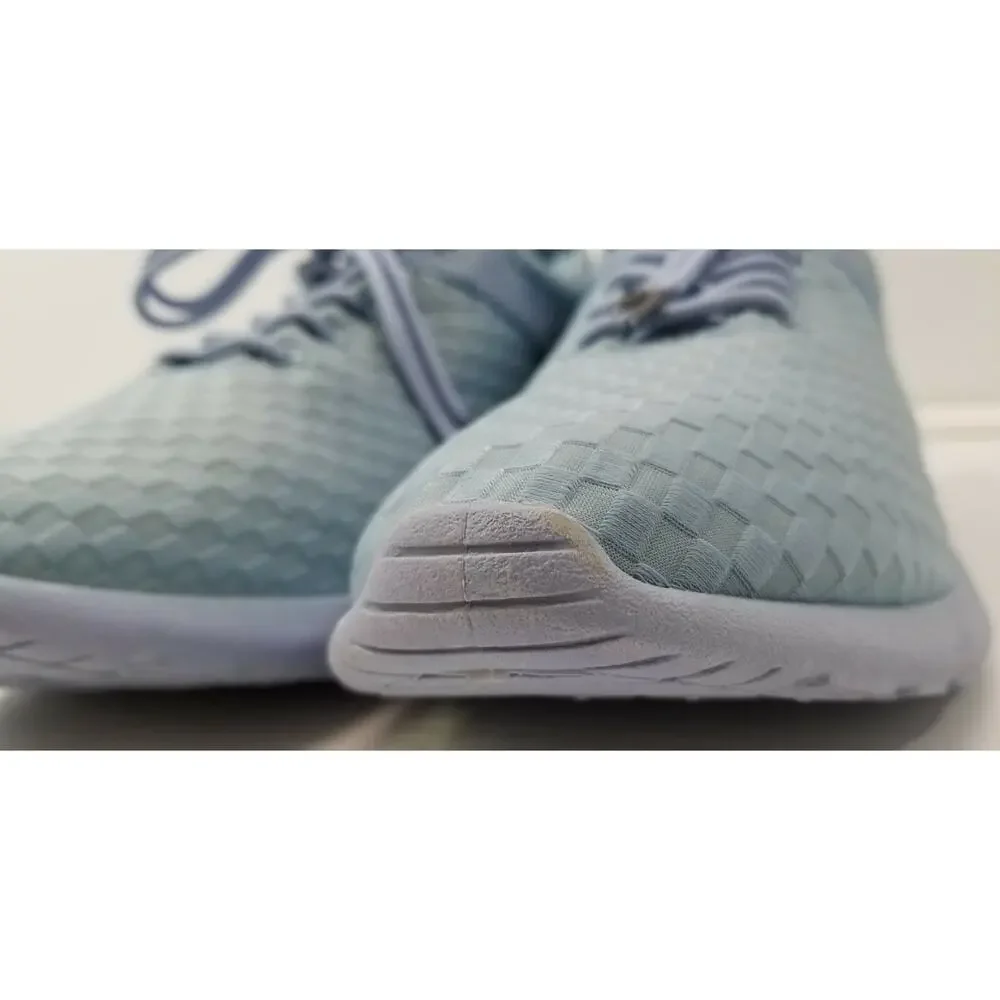 BG) Take A Walk Women's Light Baby Blue Lace Up Sneakers Size 9